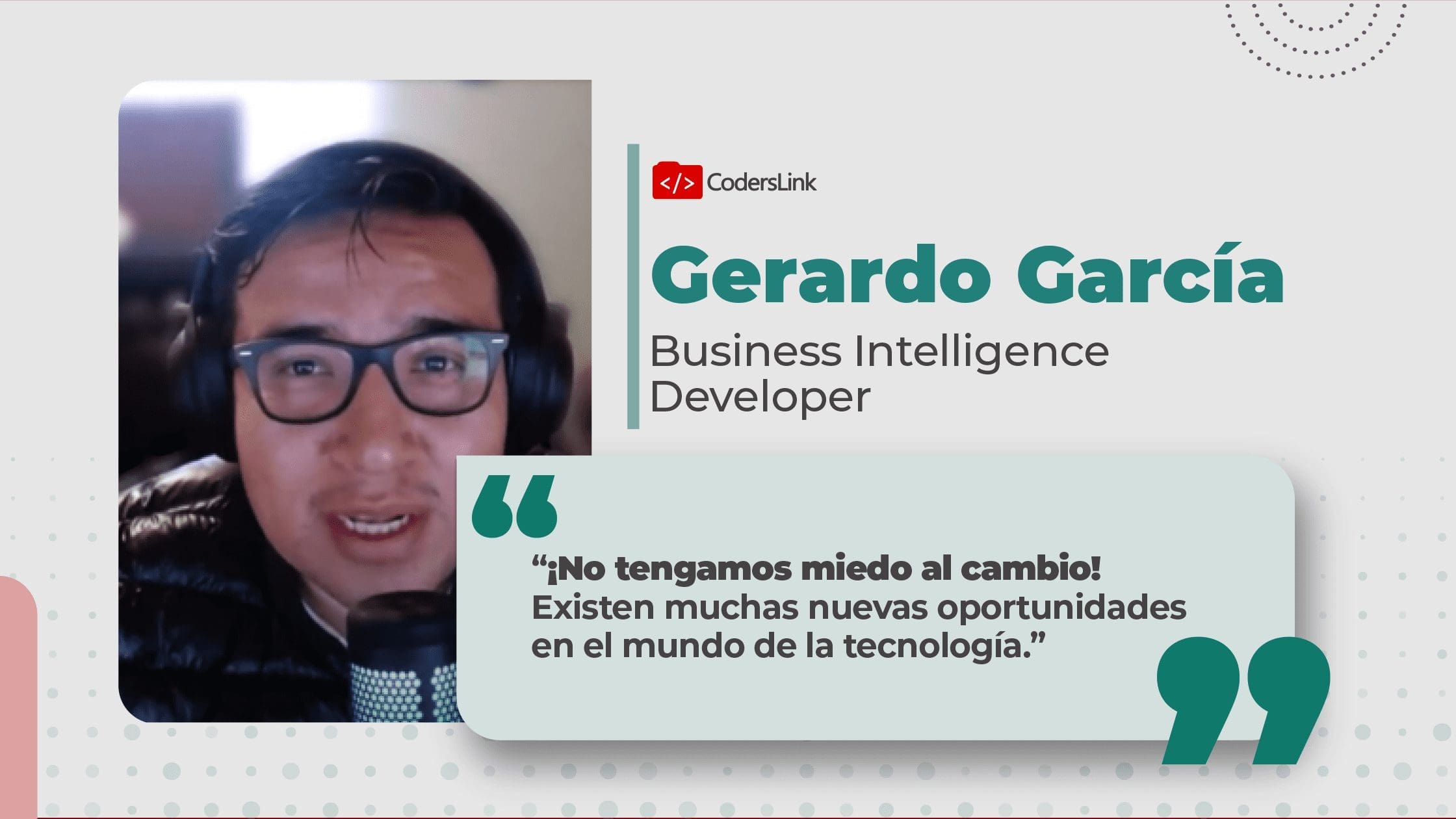 Gerardo García Business Intelligence Developer en Particle