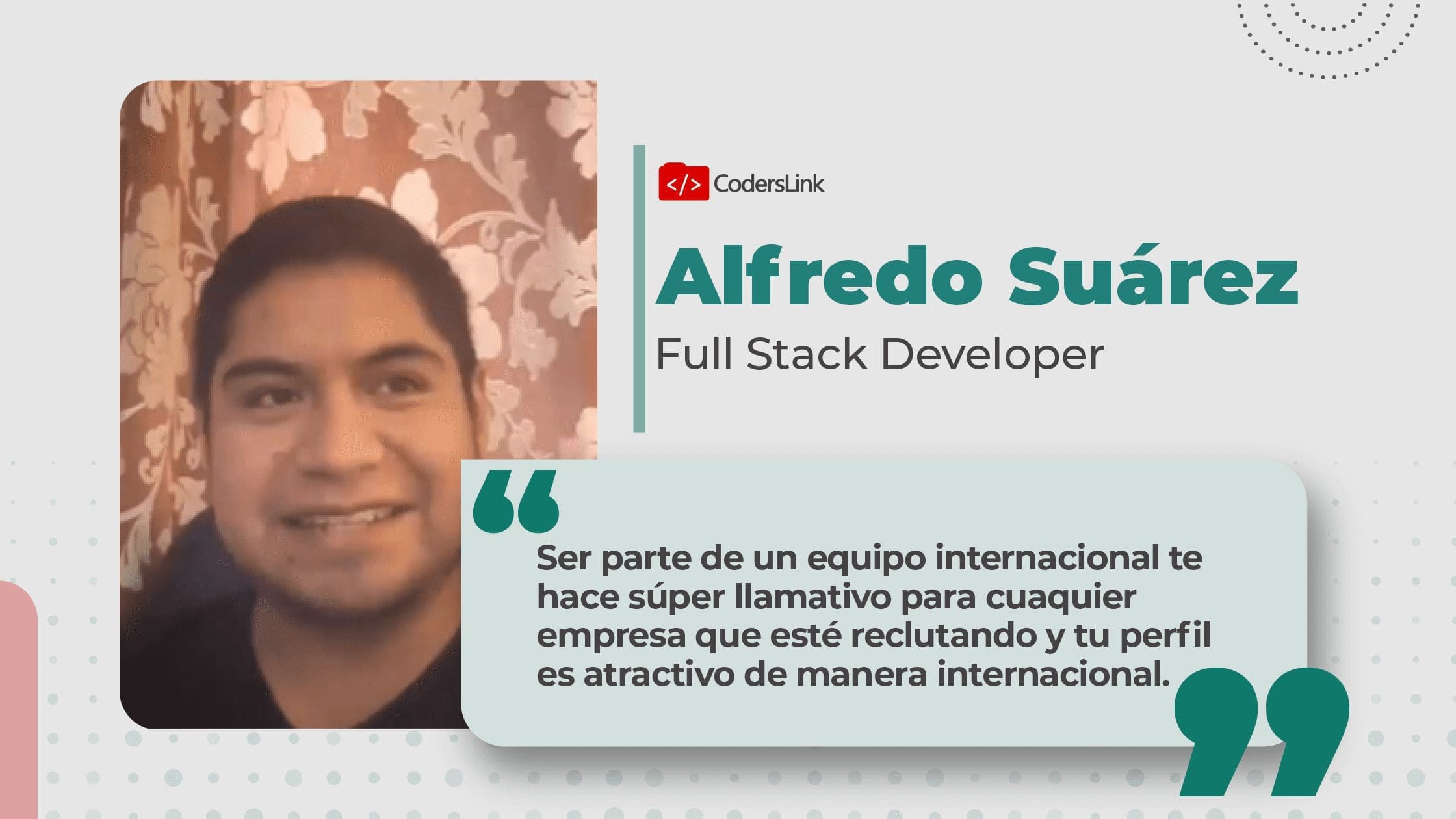 Alfredo Suárez Full Stack Developer en FreeWire