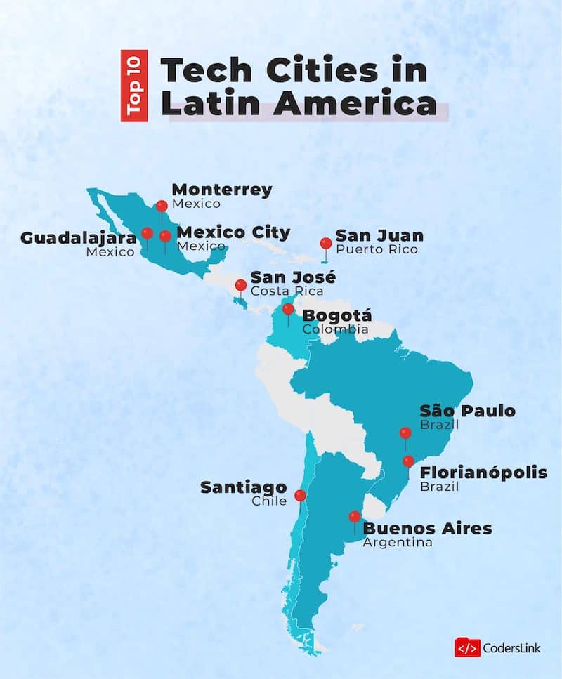 top 10 it outsourcing destinations illustration